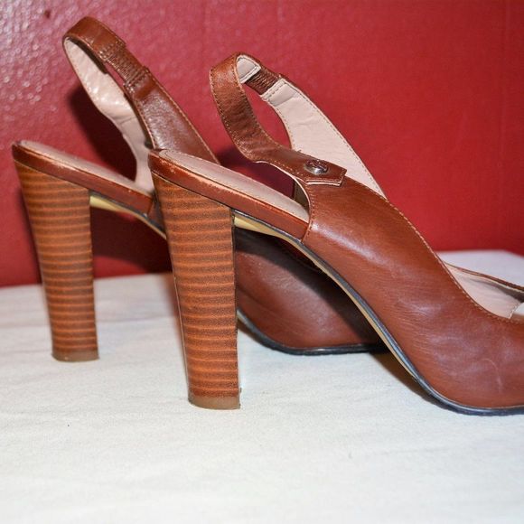 Calvin Klein Open Toe Heels - Picture 3 of 9